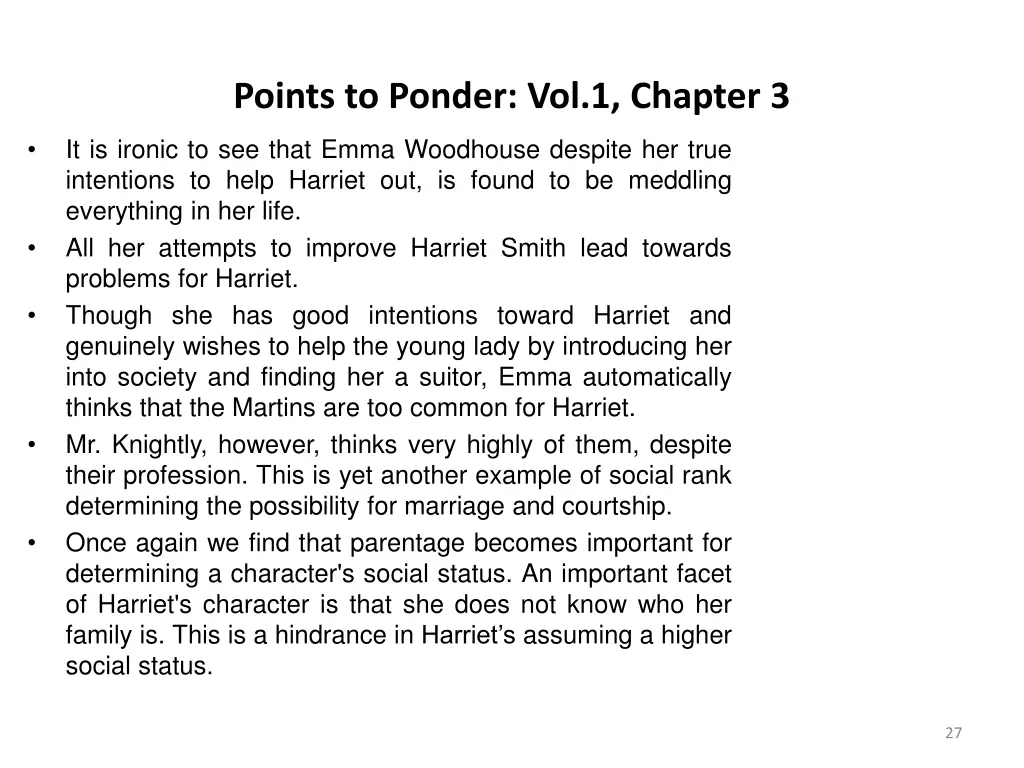 points to ponder vol 1 chapter 3