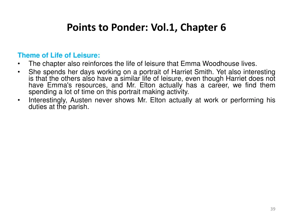 points to ponder vol 1 chapter 6 1