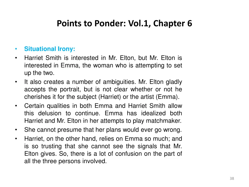 points to ponder vol 1 chapter 6