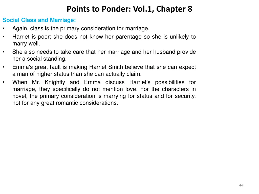 points to ponder vol 1 chapter 8 1