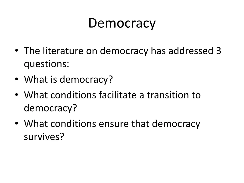 democracy