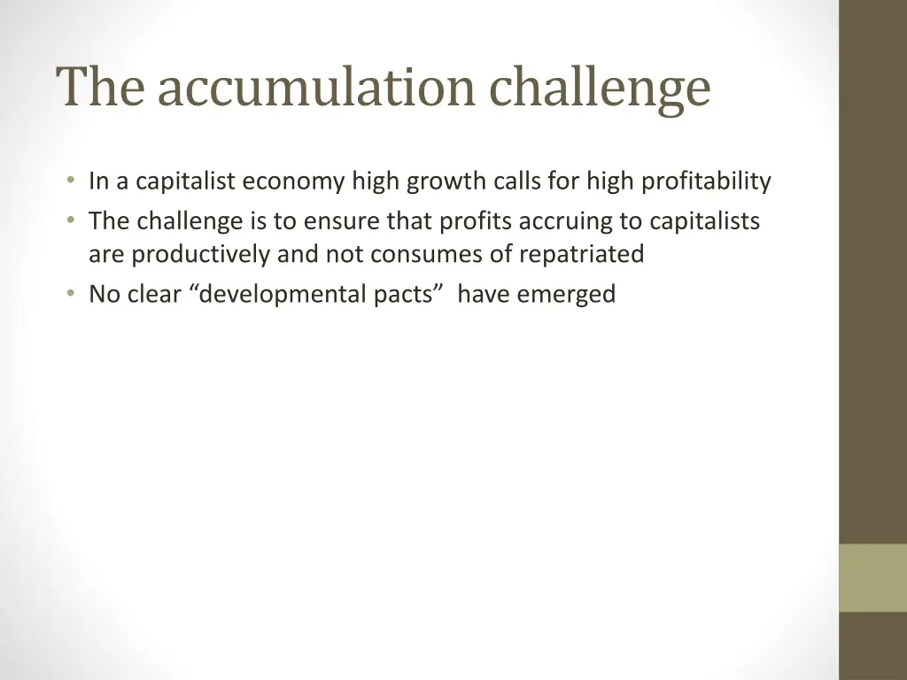 the accumulation challenge