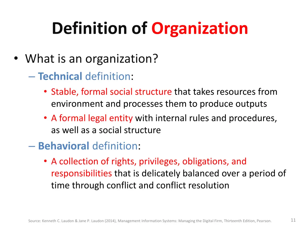 definition of organization