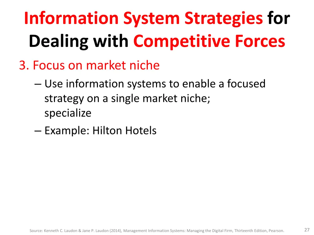 information system strategies for dealing with 3