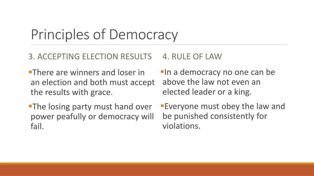 principles of democracy 2