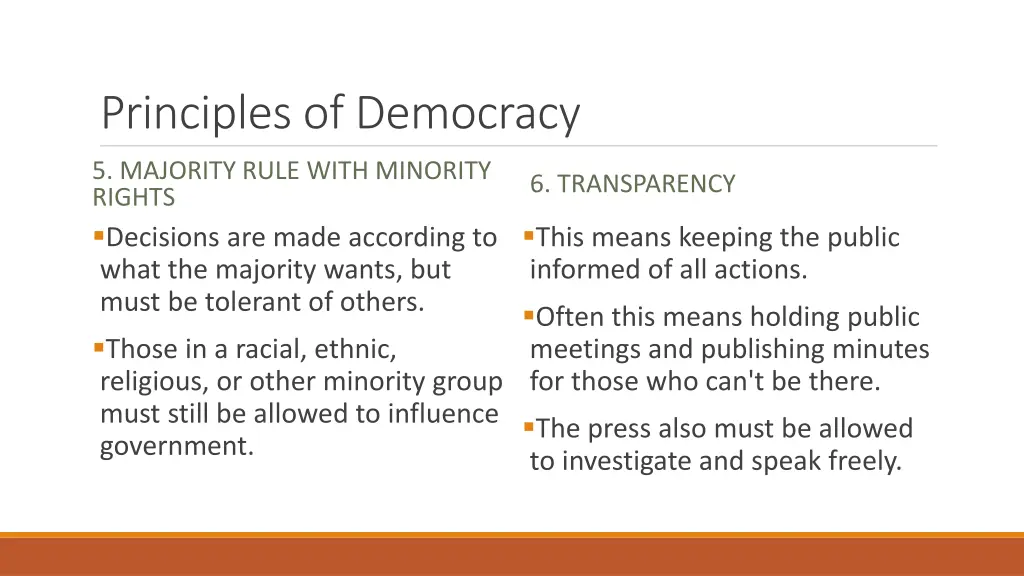 principles of democracy 3