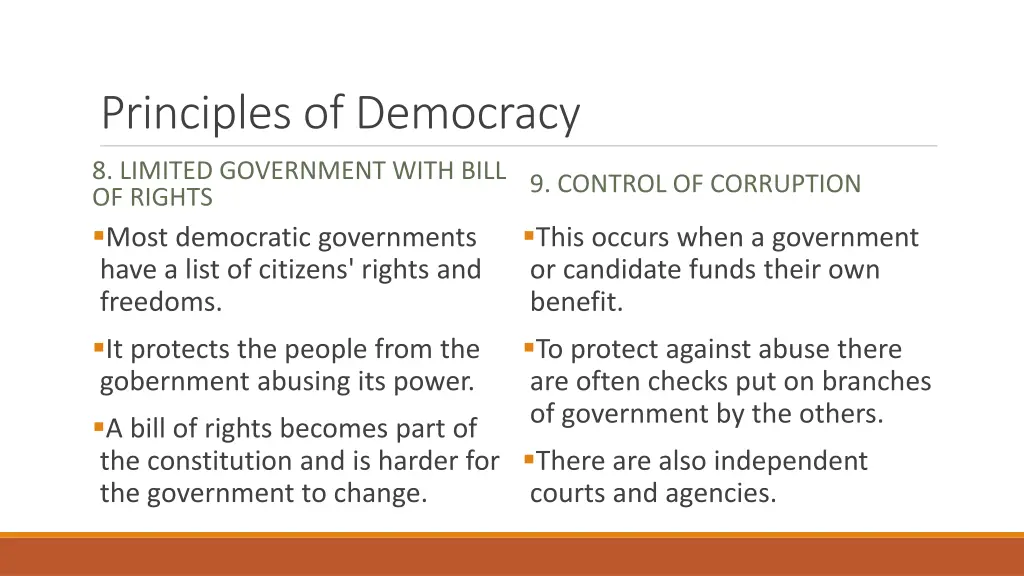 principles of democracy 5