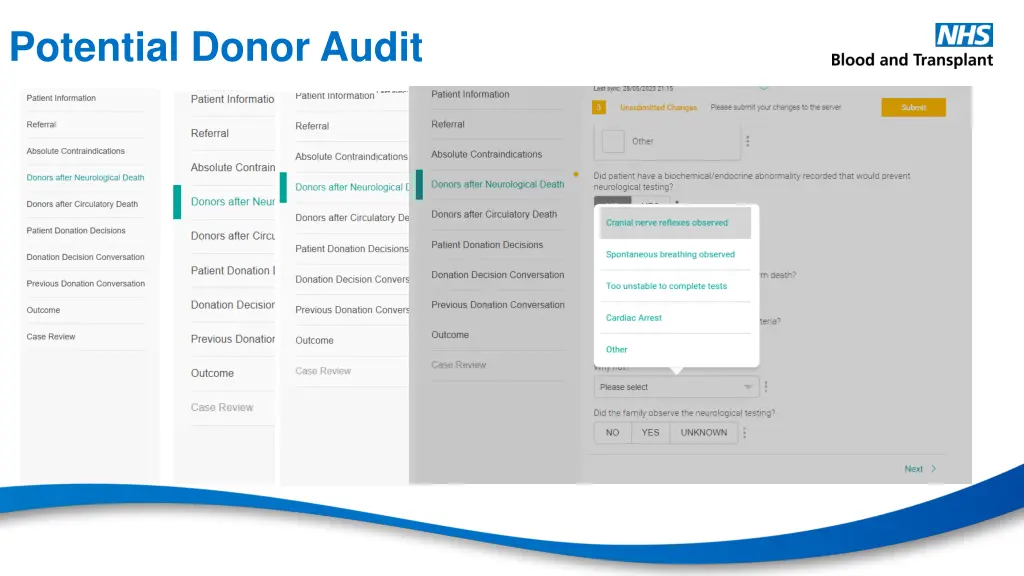 potential donor audit