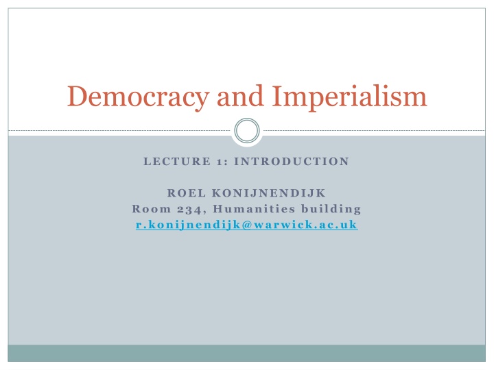 democracy and imperialism