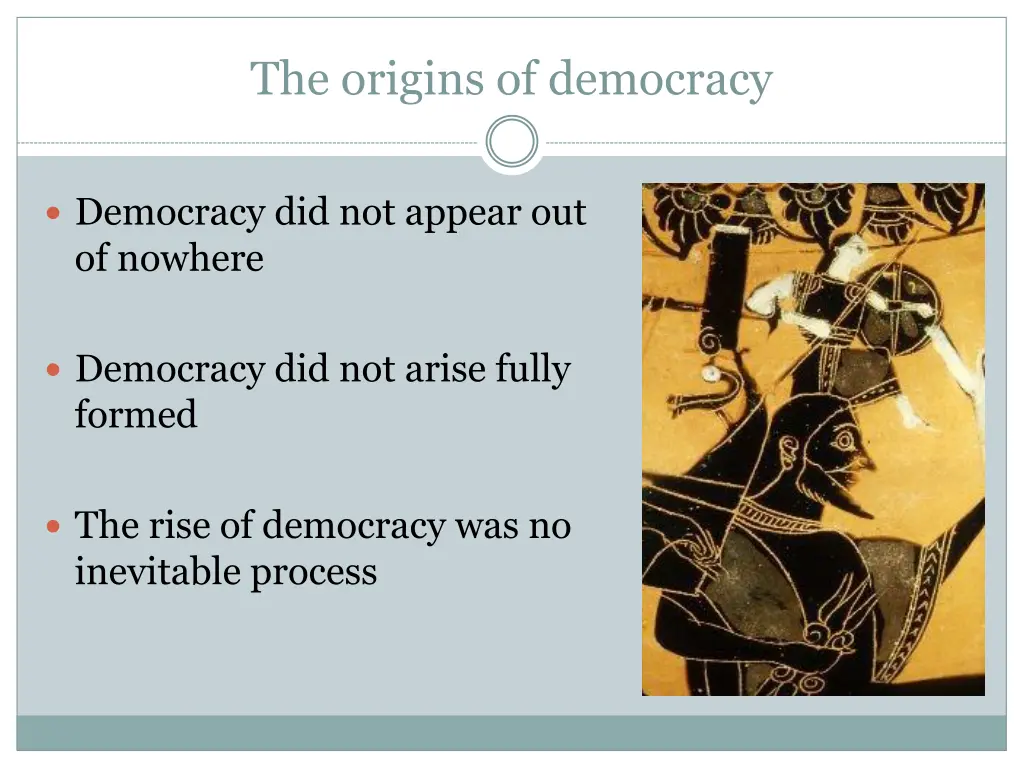 the origins of democracy