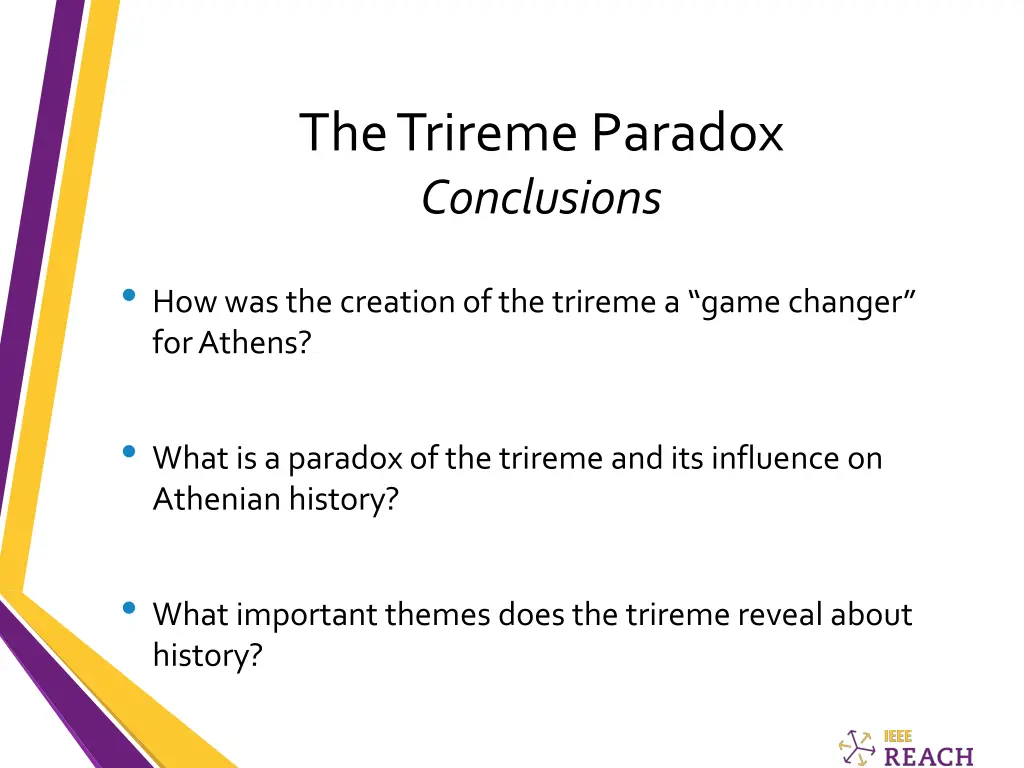 the trireme paradox conclusions