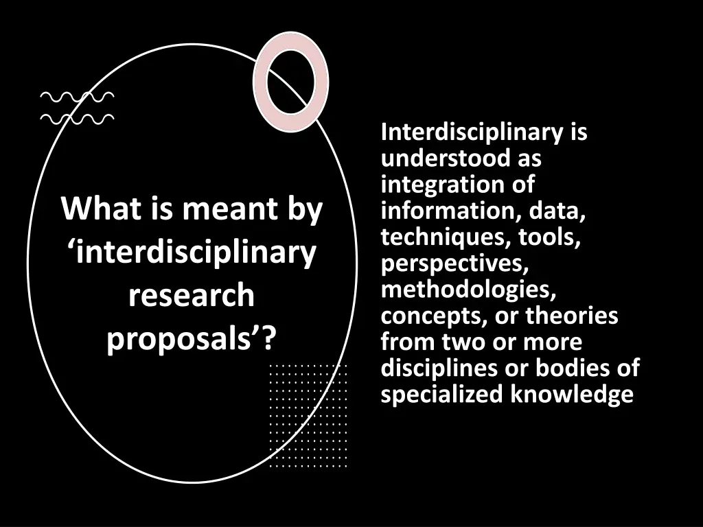 interdisciplinary is understood as integration