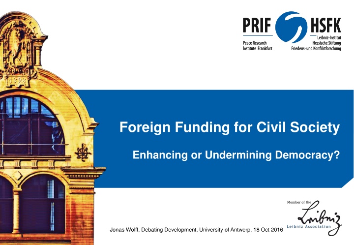 foreign funding for civil society