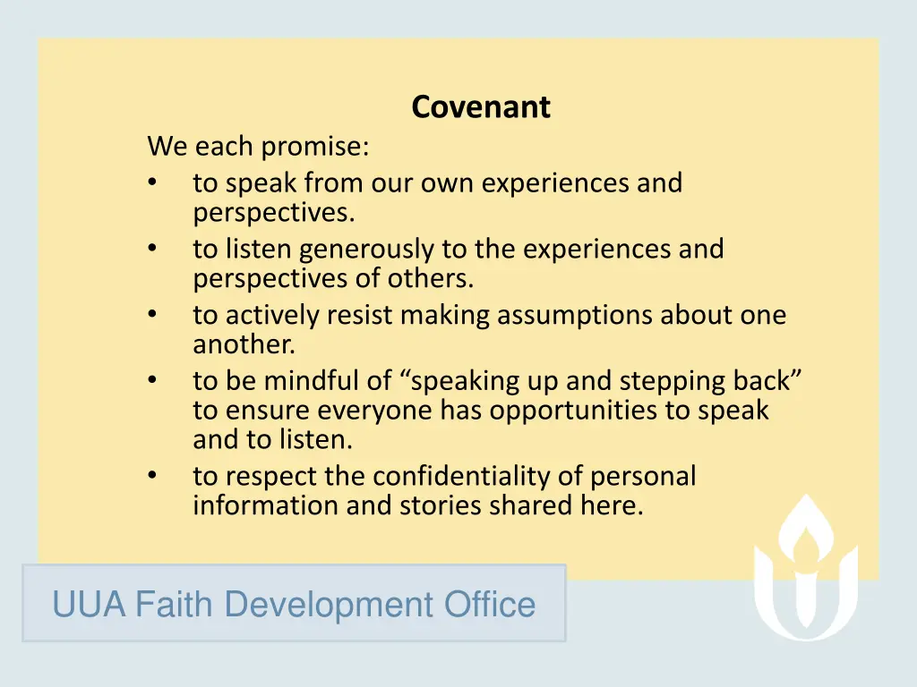 covenant 1