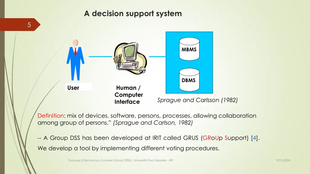 a decision support system