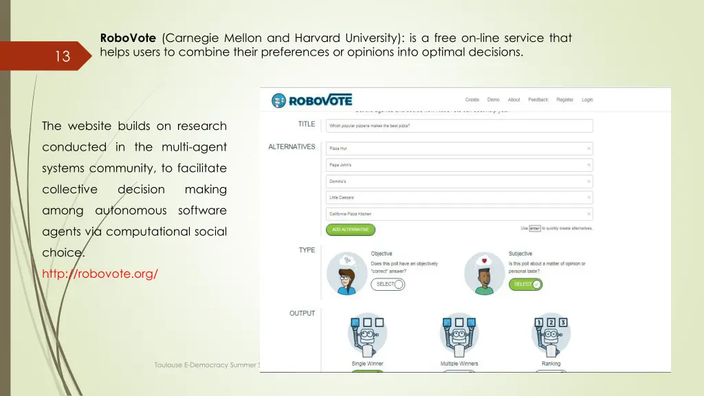 robovote carnegie mellon and harvard university