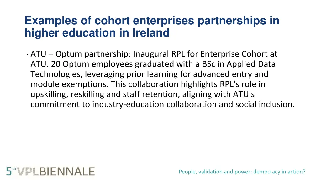 examples of cohort enterprises partnerships 3