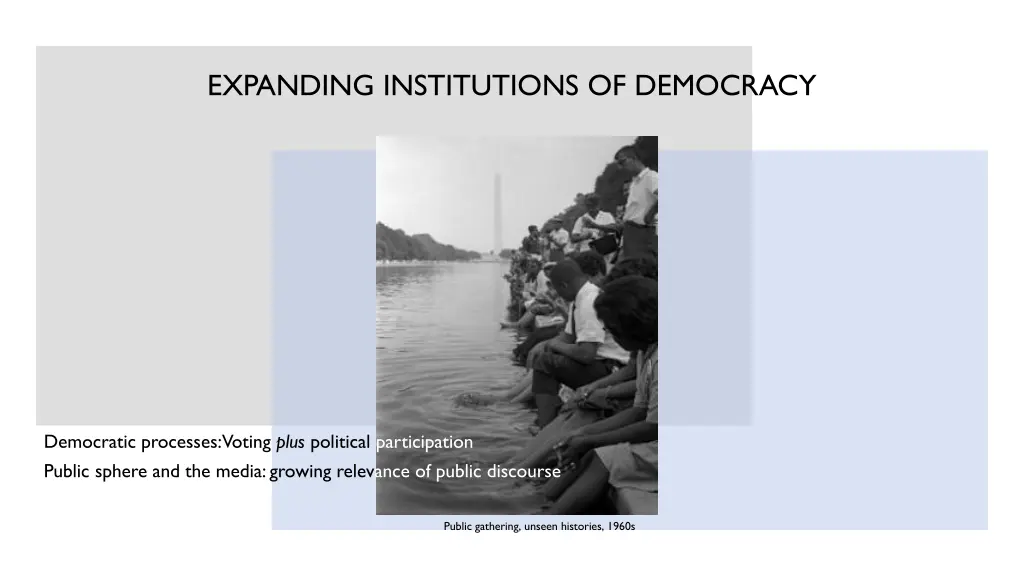 expanding institutions of democracy