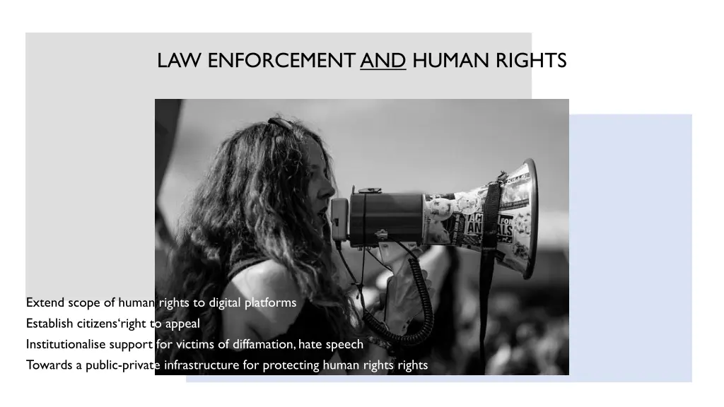 law enforcement and human rights