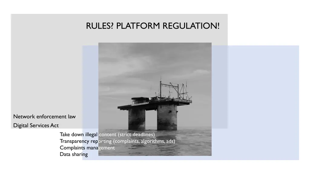 rules platform regulation