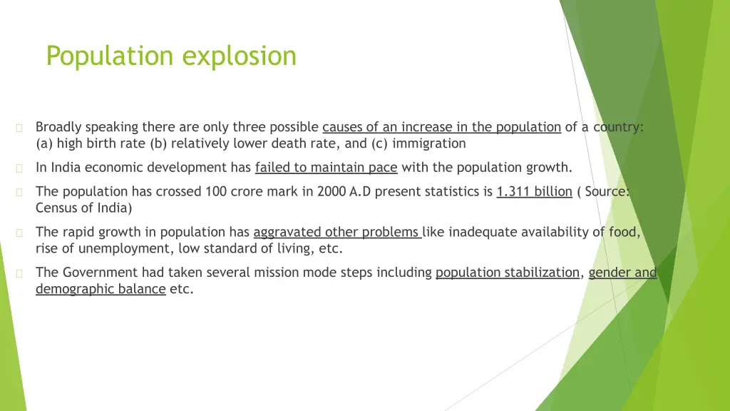 population explosion