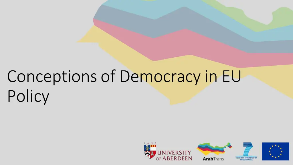 conceptions of democracy in eu policy