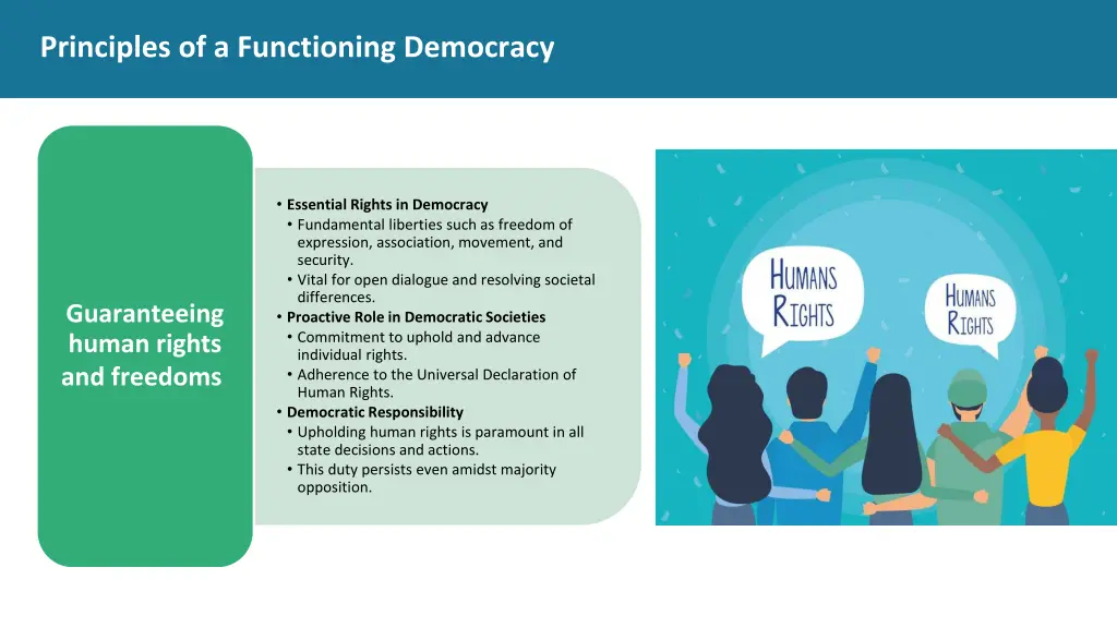 principles of a functioning democracy 1