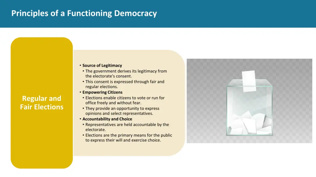 principles of a functioning democracy 2