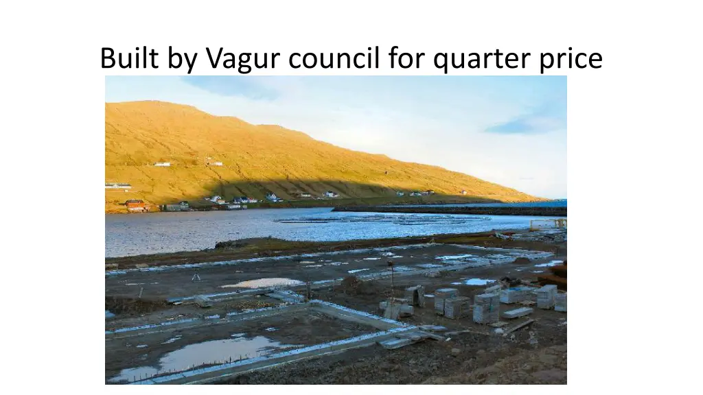 built by vagur council for quarter price