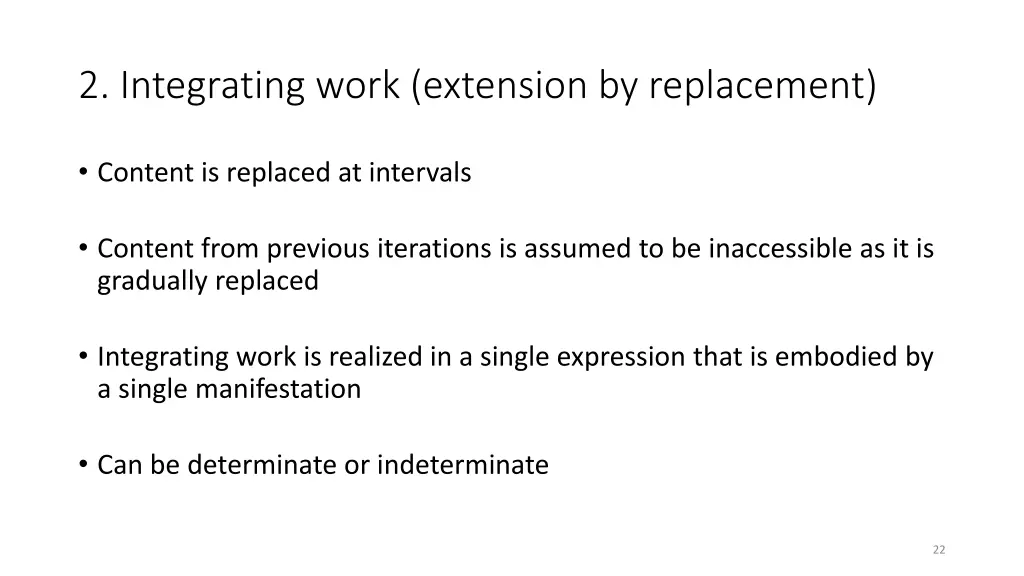 2 integrating work extension by replacement 1