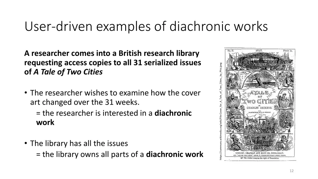 user driven examples of diachronic works 1