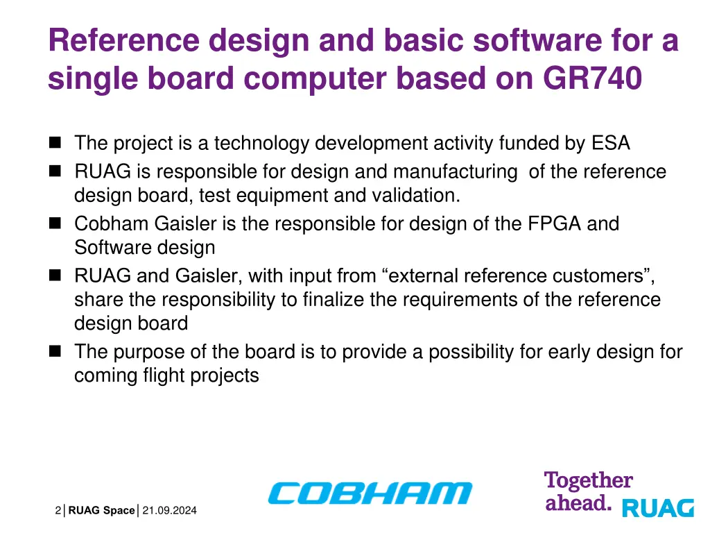 reference design and basic software for a single