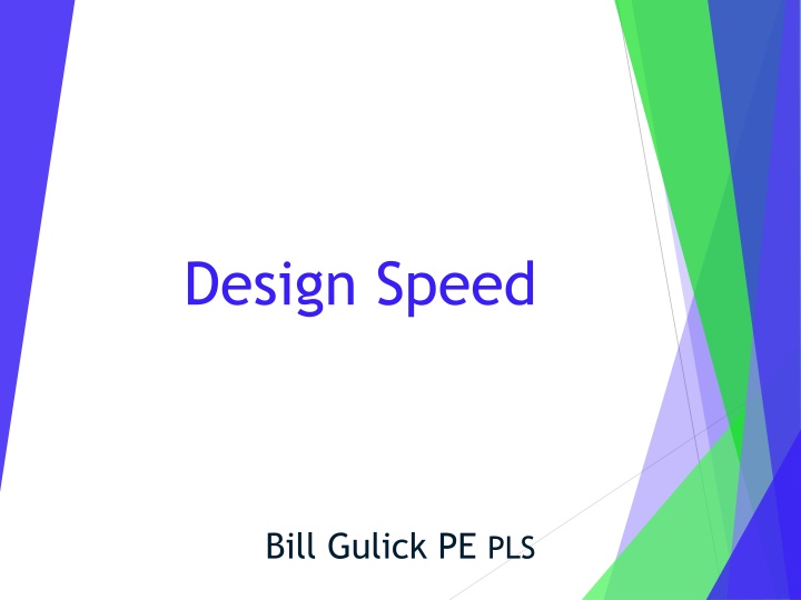 design speed