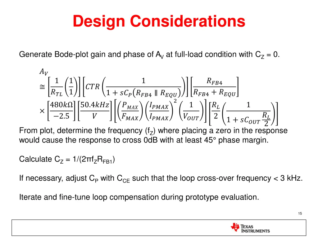 design considerations 1