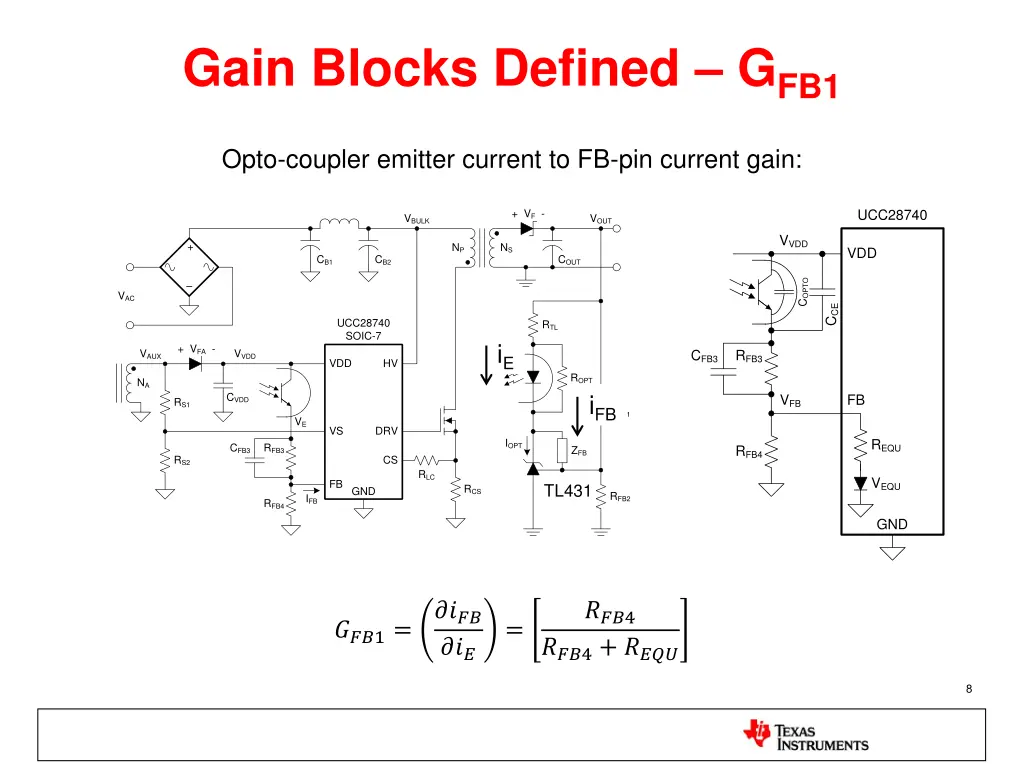 gain blocks defined g fb1