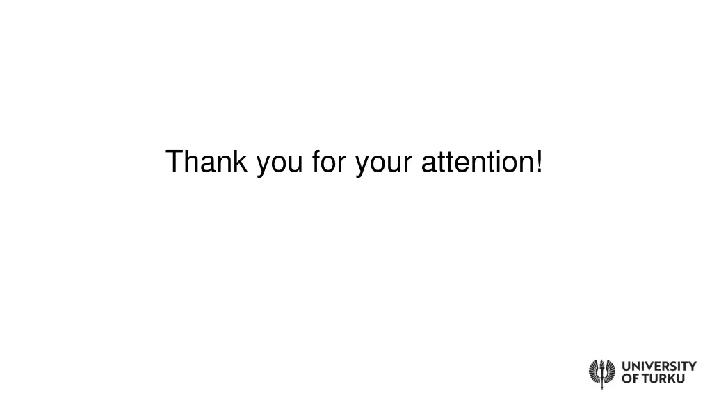 thank you for your attention