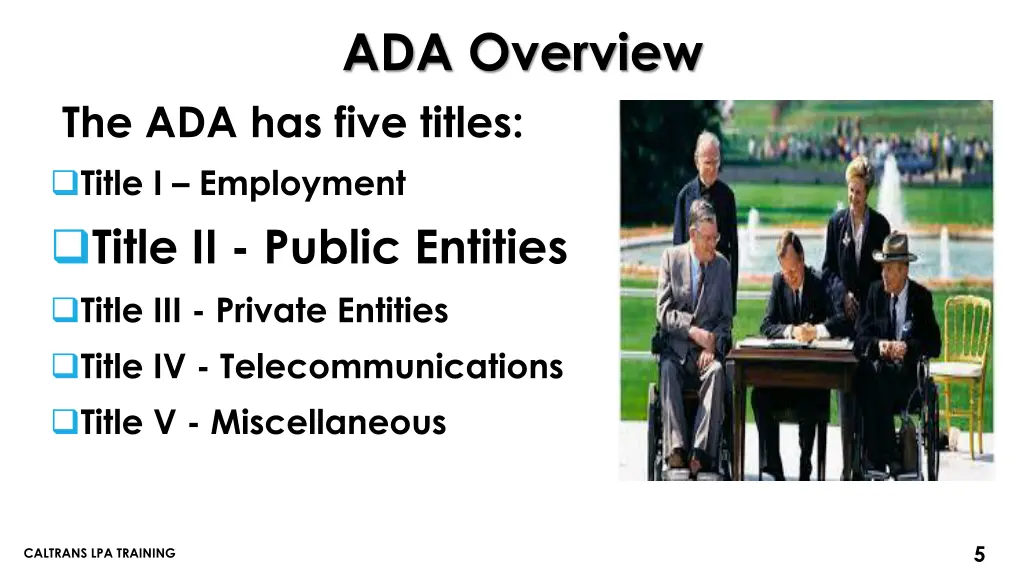 ada overview