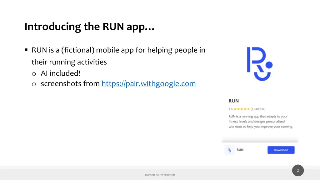 introducing the run app