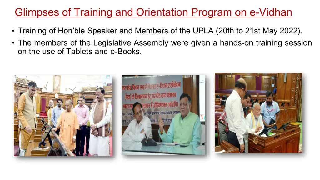 glimpses of training and orientation program