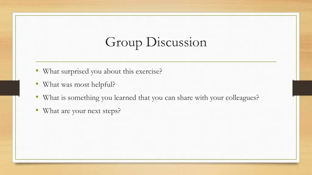 group discussion