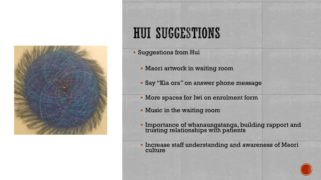 hui suggestions