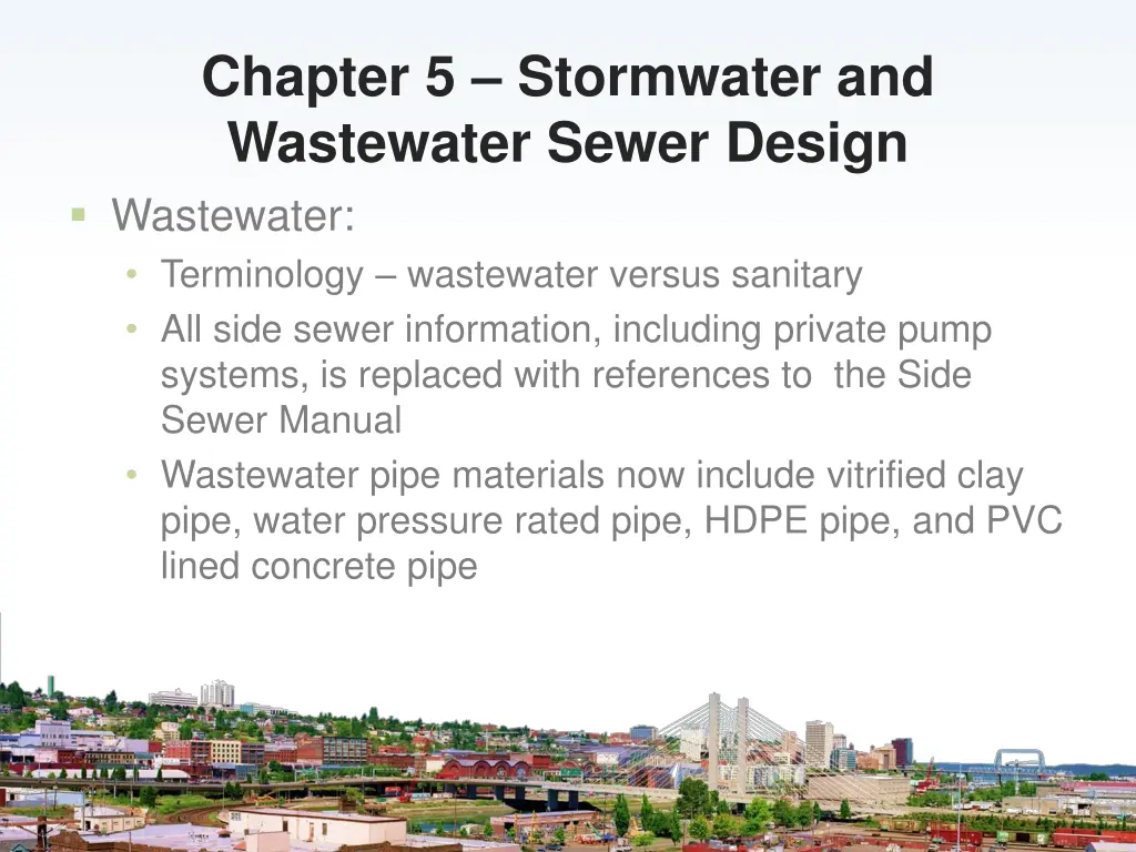 chapter 5 stormwater and wastewater sewer design 5