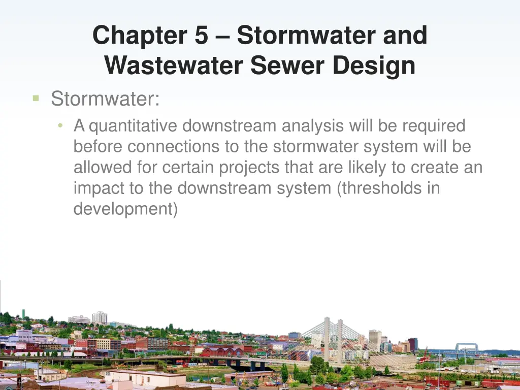 chapter 5 stormwater and wastewater sewer design