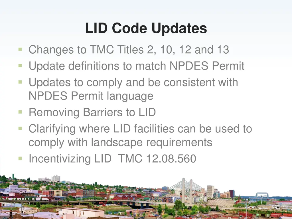 lid code updates