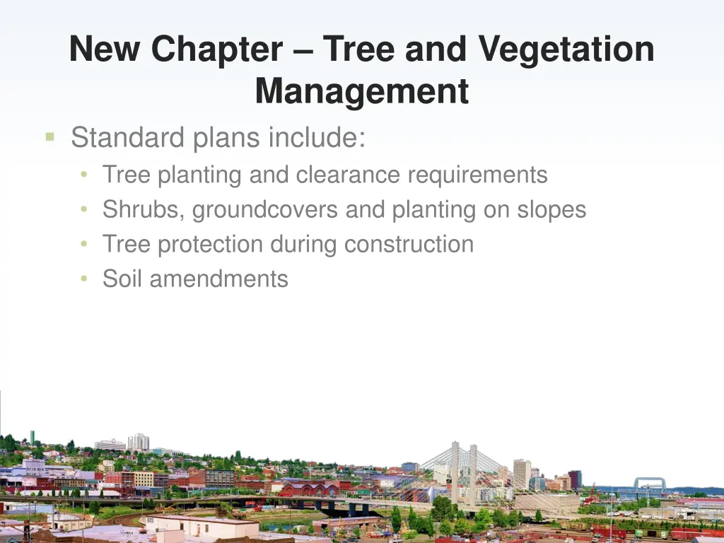 new chapter tree and vegetation management