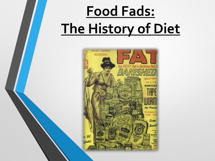 food fads the history of diet