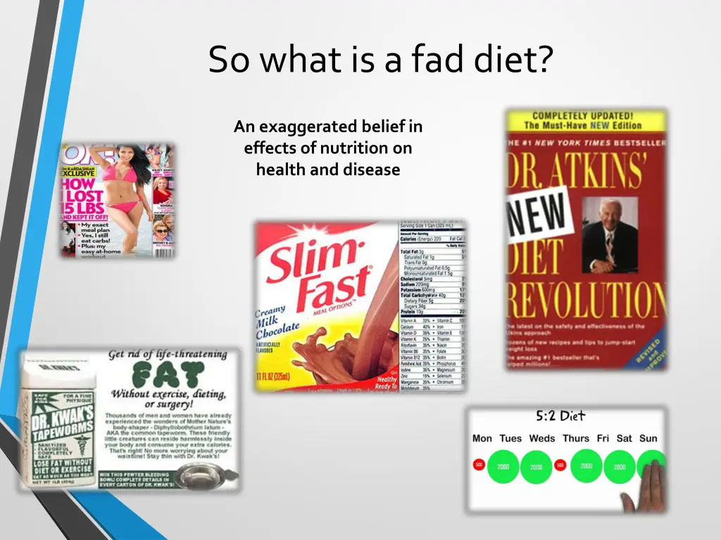 so what is a fad diet