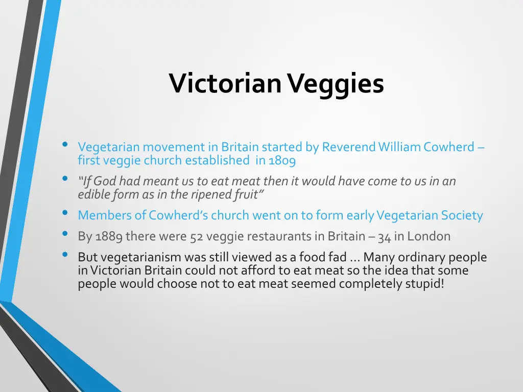 victorian veggies