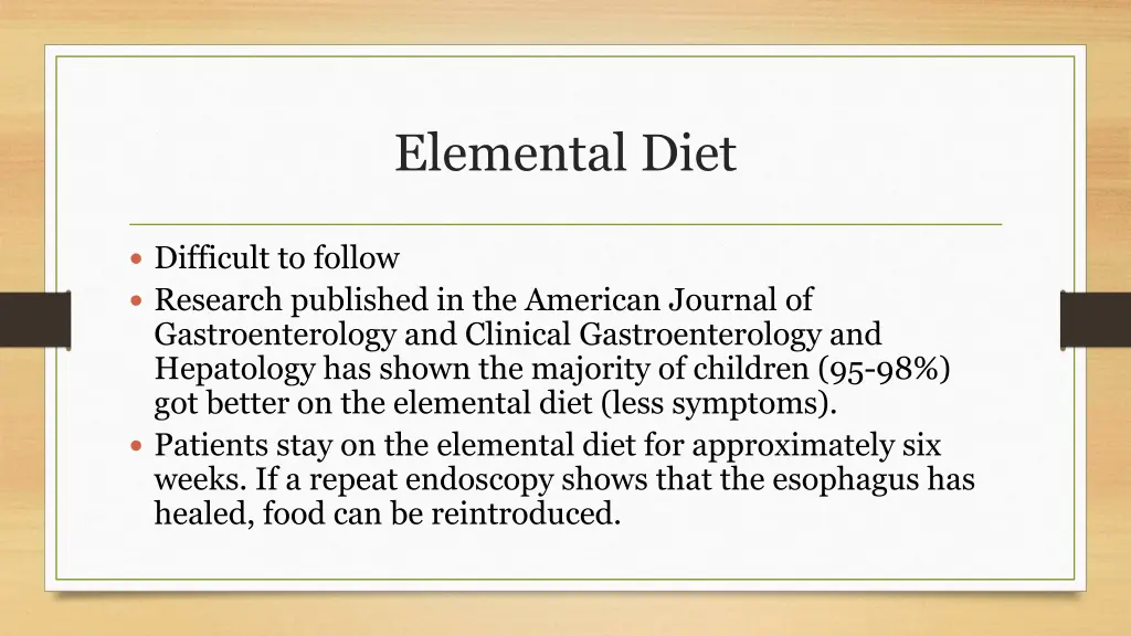 elemental diet