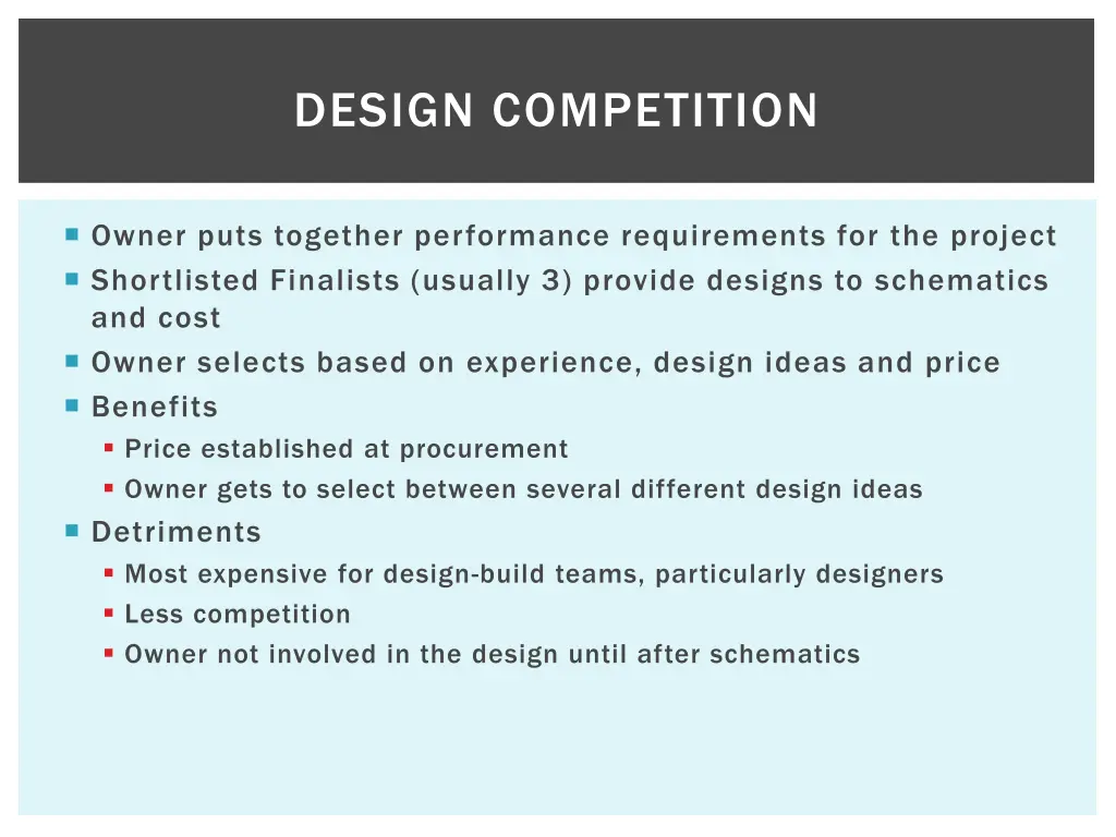 design competition